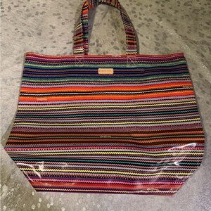 Consuela Colorful Striped Tote